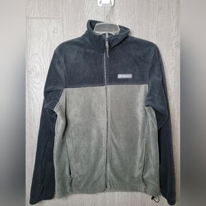 Men's Columbia Black and Gray Fleece Jacket